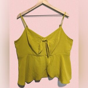 Cropped Spaghetti Strap Tank